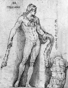 Hercules, with a detail of a cuirass, after the antique Hercules, with a detail of a cuirass, after the antique