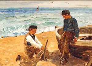 Mending The Nets by Thomas Lloyd