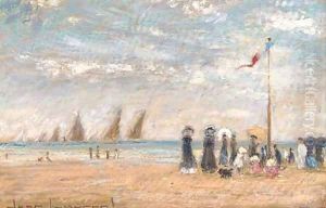 Maypole on the beach