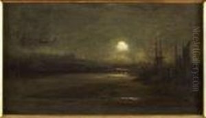 Inverness By Moonlight by David Farquharson