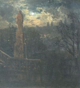 Edinburgh At Night by David Farquharson