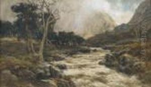 A Rushing Stream by David Farquharson