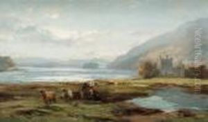 Kilchurch Castle, Loch Awe by David Farquharson