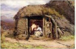 Milking-time by David Farquharson