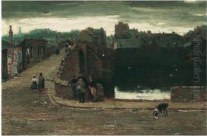 The Auld Brig O' Ayr by David Farquharson
