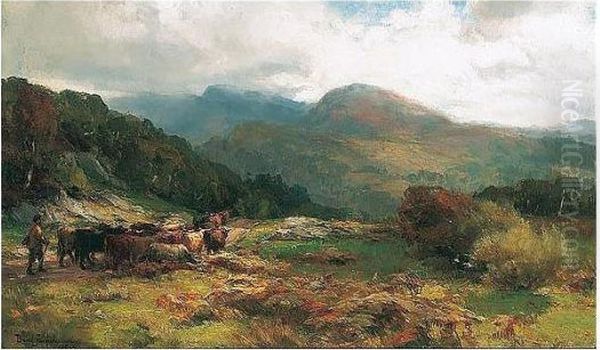 Droving Cattle - view 1