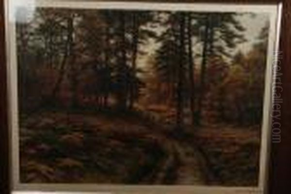 Woodland View With Rabbits - view 1