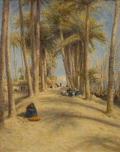 On The Banks Of The Nile Opposite Cairo