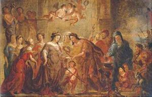 The marriage of Scipio by Gerard de Lairesse