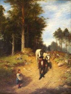 The Woodcutter's Return by Joseph Farquharson