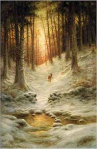 In Deep Mid Winter by Joseph Farquharson