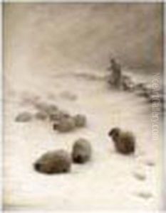 Blow, Blow, Thou Wintery Wind by Joseph Farquharson