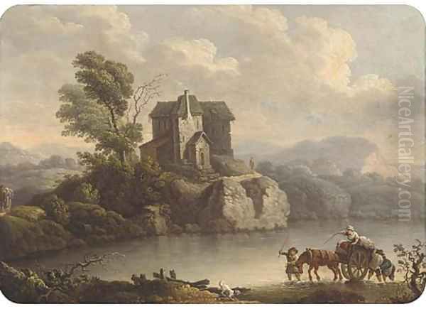 Crossing the river - view 1