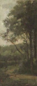 A woodland track by Robert Labrooke