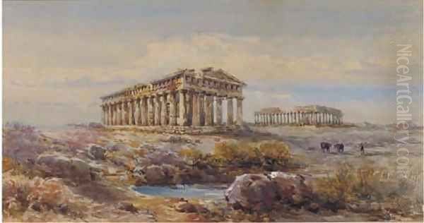 The Temples at Paestum, Italy - view 1