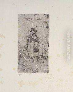 Contadino Toscano by Giovanni Fattori