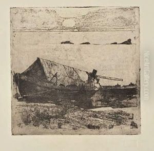 Barche by Giovanni Fattori
