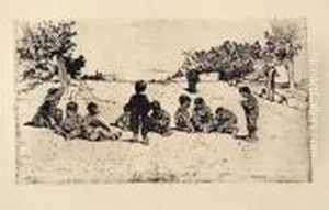L'ora Della Ricreazione by Giovanni Fattori