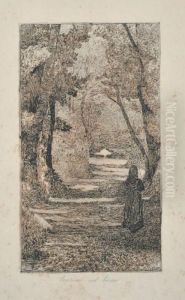 Sentiero Nel Bosco by Giovanni Fattori
