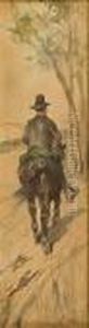 Fattore A Cavallo by Giovanni Fattori