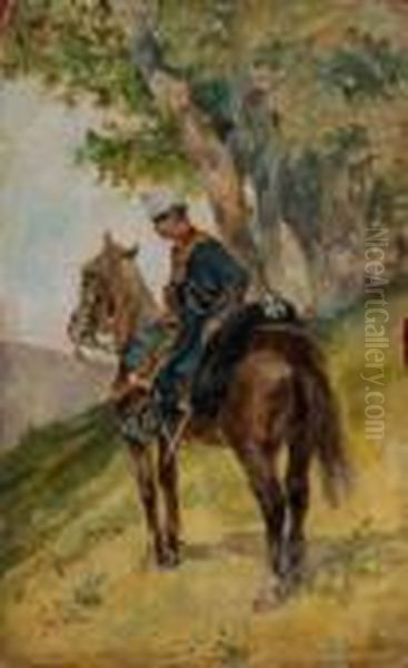 Militaire A Cheval - view 1