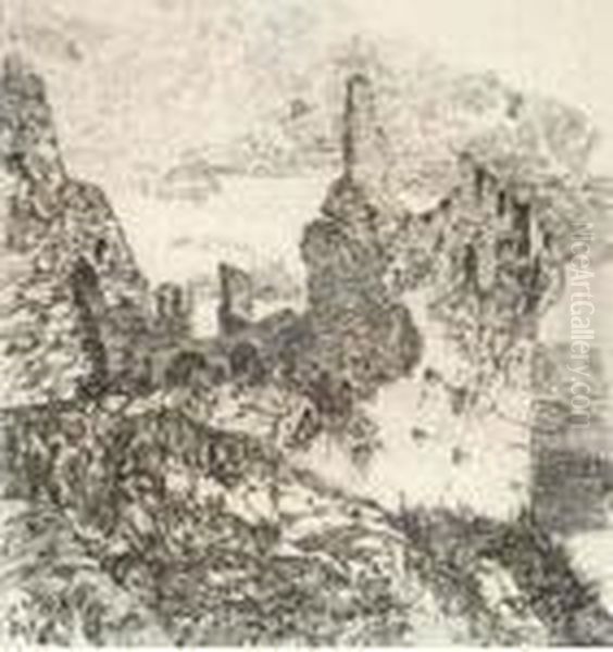 Rovine Del Castello Di Vincigliata - view 1