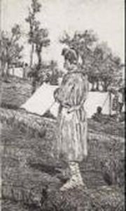 L'accampamento by Giovanni Fattori