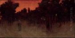 Crepuscolo, Tramonto Al Parco Delle Cascine - Firenze Crepuscolo, Tramonto Al Parco Delle Cascine - Firenze