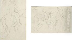 Cavaliere (verso), Cavallo (recto)