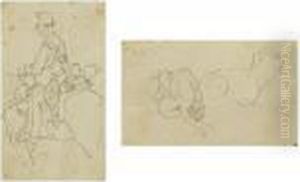 Cavaliere (verso), Cagnolino (recto) Cavaliere (verso), Cagnolino (recto)