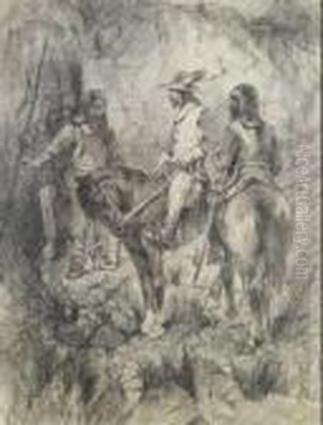 Serie Di Quattordici Illustrazioni Per I Promessi Sposi Di Alessandro Manzoni - view 1