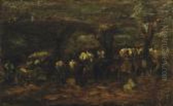 Studio Per Il Mercato by Giovanni Fattori