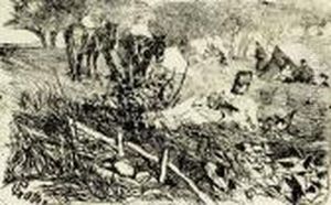 La Lettera Al Campo by Giovanni Fattori