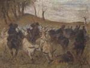 Incontro Fatale (studio) by Giovanni Fattori