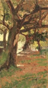 A Shady Path by Giovanni Fattori