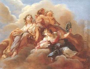 Four Muses by Francois Lemoine (see Lemoyne)