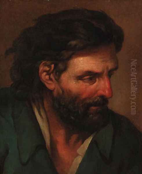 The head of a man - view 1