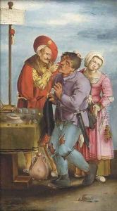 The dentist by Lucas Van Leyden