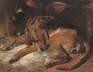 Countess sleeping by Sir Edwin Henry Landseer