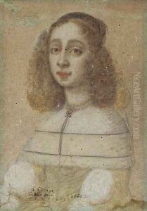 Portrait of a young lady by Ippolito Leoni