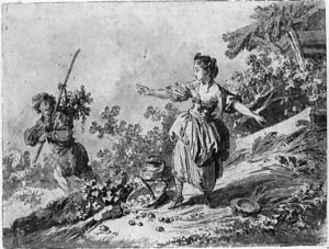 Les Oeufs casses by Jean-Baptiste Leprince