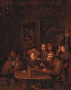 A schoolroom by Gerrit Lundens
