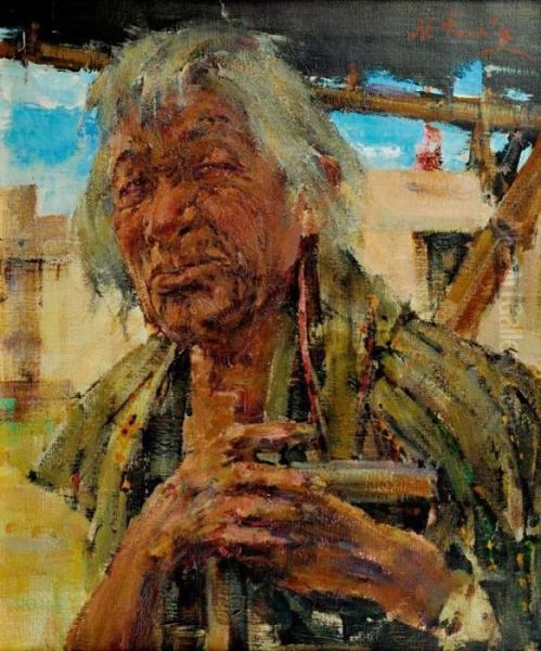 Indian Grandfather - view 1