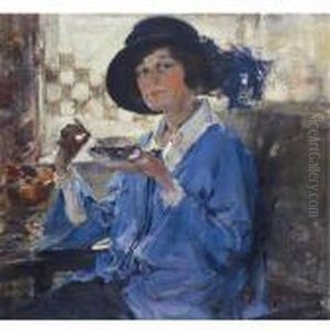 Tea In Santa Monica (portrait Of Mrs. Krag)