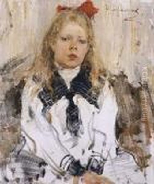 Girl With Red Bow - view 1