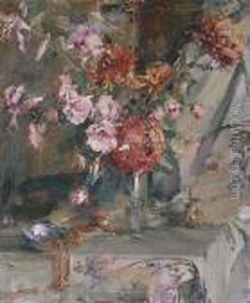 Still Life - Vase Of Flowers - view 1