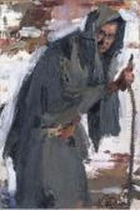 Old Woman With Walking Stick