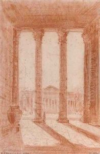 The vista from a loggia, Names by Georgi Greskentievitch Loukomski