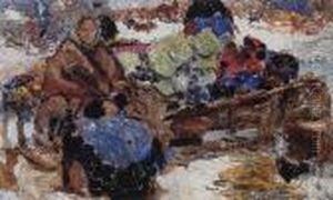 The Cabbage Seller by Nicolai Ivanovich Fechin