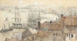 The crowded Clyde by Jules Lessore